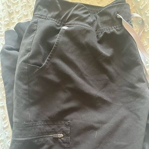 Figs XLP Black Joggers